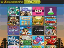 Tablet Screenshot of gameglyph.com